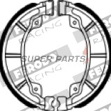 Σιαγόνες φρένων -FERODO- FSB964, 130x28mm, Daelim Otello 125/125 Eco 1999-2006
