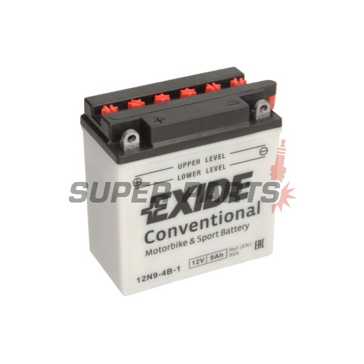 Μπαταρία -EXIDE- 12N9-4B-1, 9Ah 12V