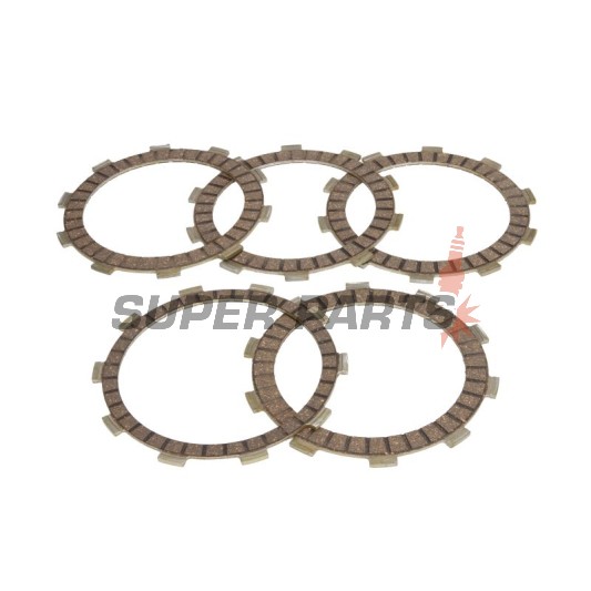 Σετ δίσκων συμπλέκτη -4 RIDE- TCS1292, Honda VT125C Shadow/80 km/h (1999-2007), XL125V Varadero (2001-2013)
