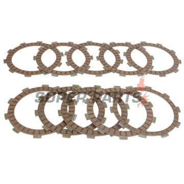 Σετ δίσκων συμπλέκτη -FERODO- FCD0337, Suzuki GSF 1200 Bandit/Bandit S (1996-2000), GSR 750/750A/750ZA (2011-2016), GSX 1200 Inazuma (1999-2001), GSX-R 750 (1996-2005), GSX-S 750 (2017-2020), RF 900R (1994-1997), TL1000S (1997-1998)