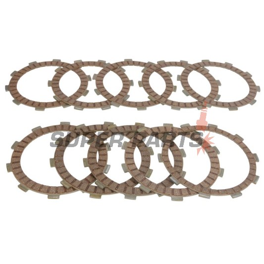 Σετ δίσκων συμπλέκτη -FERODO- FCD0337, Suzuki GSF 1200 Bandit/Bandit S (1996-2000), GSR 750/750A/750ZA (2011-2016), GSX 1200 Inazuma (1999-2001), GSX-R 750 (1996-2005), GSX-S 750 (2017-2020), RF 900R (1994-1997), TL1000S (1997-1998)