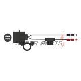 Αντάπτορας USB -OXFORD- με βάση τιμονιού 22mm - γενικής χρήσης
