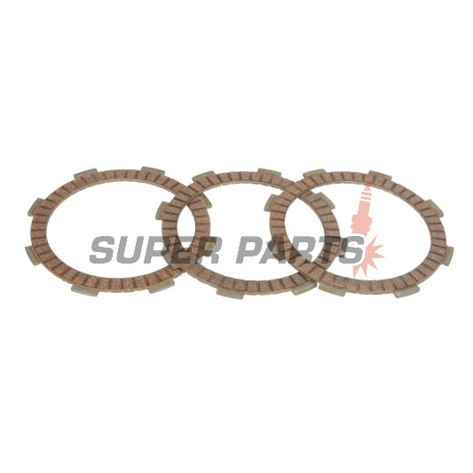 Σετ δίσκων συμπλέκτη -FERODO- FCD0109, Honda CB 50J (1977-1981), CRF 80F (2004-2013), CT 110K (1990-2003), CY 50/80 (1978-1981), MB/MBX 50 (1980-1986), MT/MTX 50 (1980-1993), NSR 50 (1989-1996), XR 75/80/80R (1975-2010)