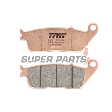 Τακάκια φρένων -TRW- MCB598SV, BMW C 600/650/Evolution, Cagiva Gran Canyon/Navigator, Honda CB/CBF/CBR/Hornet/Forza/Shadow, Kawasaki J/Z/KLE, Kymco Downtown/Xciting, Suzuki Burgman/Bandit, Triumph Bonneville/Tiger, Yamaha MT-01/WR - 1987-2022