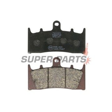 Τακάκια φρένων -FERODO- FDB873P, Kawasaki ZX-6R/ZX-9R/ZX-12R Ninja (1996-2003), Suzuki GSF1200 Bandit, GSX1300R Hayabusa, GSX-R1000 (1999-2007)
