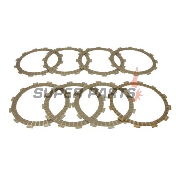 Σετ δίσκων συμπλέκτη -TRW- MCC445-8, Arctic Cat DVX400/400 2x4 (2004-2006), CCM CR40/DS404/R35/SR40 400 (2003-2009), Honda CRF450R (2011-2016), MV Agusta Brutale/F3 675 (2011-2014), Polaris Outlaw/Predator 500 (2003-2007), Suzuki DR-Z400 E/S/SM/