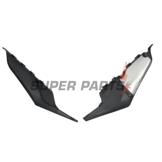 Πίσω πλαϊνά πλαστικά -POLISPORT- λευκά (κάτω), HUSQVARNA FC, TC 125-450 2019-2021