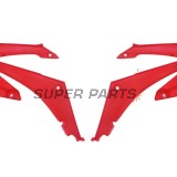 Μπροστινά πλαϊνά πλαστικά -POLISPORT- κόκκινα, HONDA CRF 250/450 2009-2013