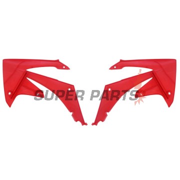 Μπροστινά πλαϊνά πλαστικά -POLISPORT- κόκκινα, HONDA CRF 250/450 2009-2013