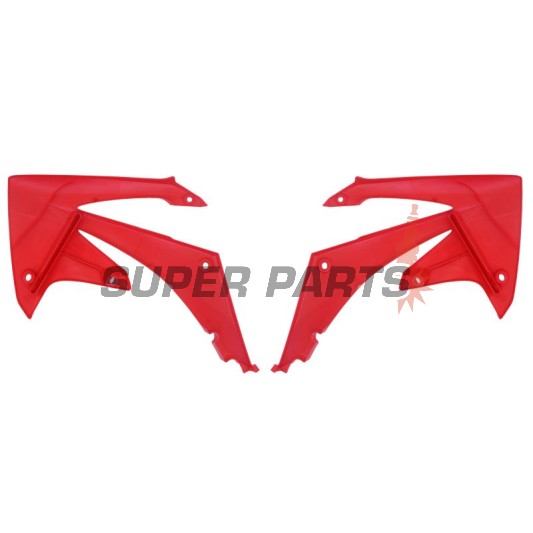 Μπροστινά πλαϊνά πλαστικά -POLISPORT- κόκκινα, HONDA CRF 250/450 2009-2013