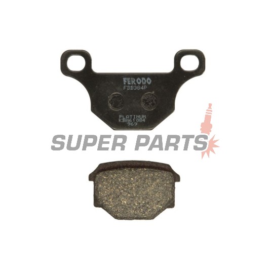 Τακάκια φρένων -FERODO- FDB384P, Alfer 250/Aprilia Tuareg 350-600/Buell 1200/Gas Gas 80-125/Husaberg 350-600/Husqvarna 125-510/Kawasaki 125-650/KTM 125-600/Kymco 50-125/SYM 125/Suzuki 50-125/Yamaha 125 (1978-2009)