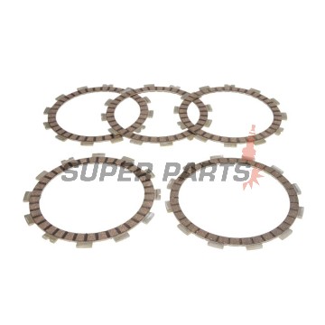 Σετ δίσκων συμπλέκτη -4 RIDE- TCS3358, Husqvarna SM610/610S/610ie (1999-2010), Suzuki DR250S (1982-1987), GN250 (1982-2002), GW250 (2012-2017), GZ250 Marauder (1999-2008), TU250X (1997-2001), VL250 Intruder (2000-2007)