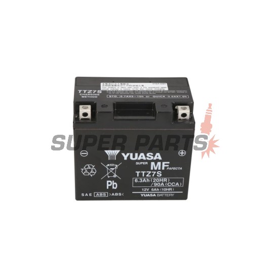 Μπαταρία -YUASA- TTZ7S, 6Ah 12V