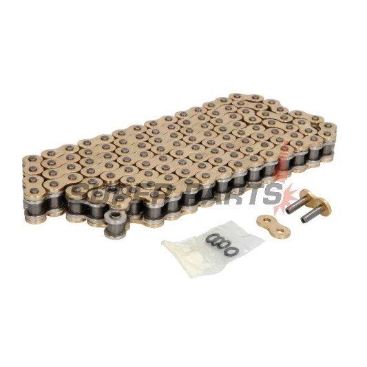 Αλυσίδα -JT- JTC530Z3GS118RL, μέγεθος 530, 118 κρίκοι, διπλό ενισχυμένη, χρυσή