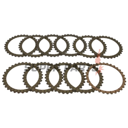 Σετ δίσκων συμπλέκτη -TRW- MCC341-11, Suzuki GSX-R1100W (1993-1998), Suzuki RF900R (1994)