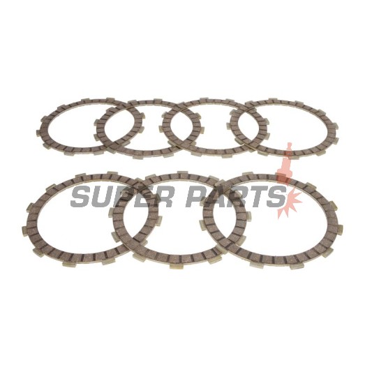 Σετ δίσκων συμπλέκτη -4 RIDE- TCS1291, Honda CBR 125R 2004-2015, Honda CG 125M1 2002-2003, Honda CRF 230L 2008-2009