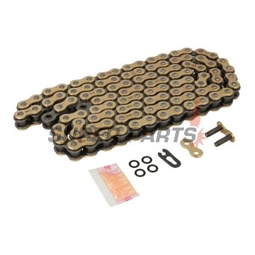 Αλυσίδα -DID- 520VX3G&B-106FB, μέγεθος 520, 106 κρίκοι, ενισχυμένη, χρυσό/μαύρη