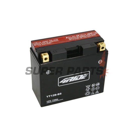 Μπαταρία -4 RIDE- YT12B-BS 4RIDE, 10Ah 12V