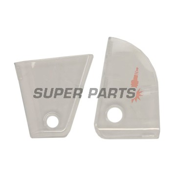 Προστατευτικά γραφικών -POLISPORT- διάφανα, HUSQVARNA FC, FE, TC, TE, TX, FX 65-501 2023-2026