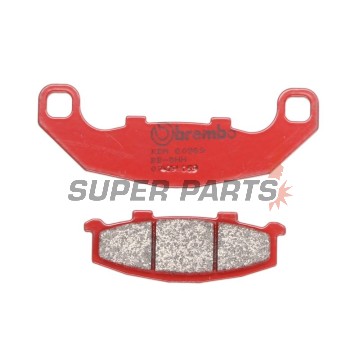 Τακάκια φρένων -BREMBO- 07KA11SA, Kawasaki EX/GPX/GPZ/KR-1/ZR/ZX-4/ZXR 250-550/500 Ninja/Xantus/Zephyr, Suzuki GSX/RG/RGV 1100/250