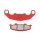Τακάκια φρένων -BREMBO- 07KA11SA, Kawasaki EX/GPX/GPZ/KR-1/ZR/ZX-4/ZXR 250-550/500 Ninja/Xantus/Zephyr, Suzuki GSX/RG/RGV 1100/250