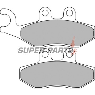 Τακάκια φρένων -FERODO- FDB2142EF, Aprilia SR, Sportcity; Derbi Boulevard; Vespa/Piaggio 946, Beverly, Carnaby, Fly, GT, GTS, GTV, Granturismo, Hexagon, Liberty, MP3, Primavera, Skipper, Sprint, Typhoon, X7, X8, X9, X10 (2000-2017)