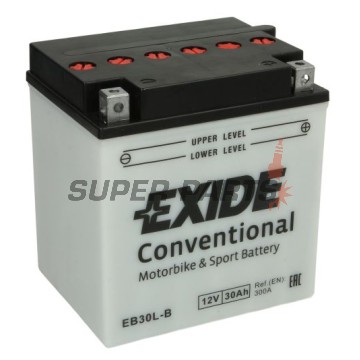 Μπαταρία -EXIDE- YB30L-B, 30Ah 12V