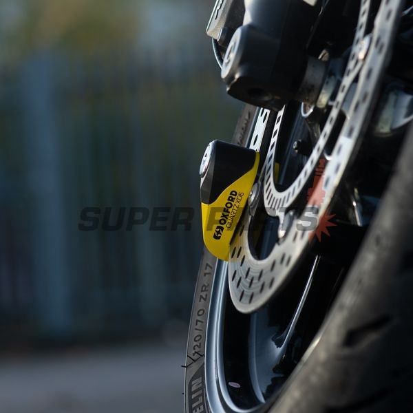 Κλειδαριά δισκόφρενου -OXFORD- Quartz XD6 6mm, κίτρινος/μαύρος