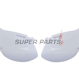 Πίσω πλαϊνά πλαστικά -POLISPORT- λευκά, KAWASAKI KX 125/250 1999-2002
