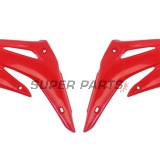 Μπροστινά πλαϊνά πλαστικά -POLISPORT- κόκκινα, HONDA CR 85 2003-2007