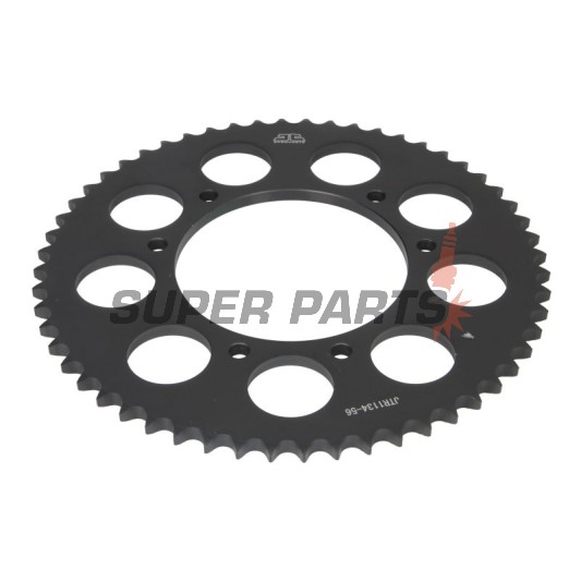 Πίσω γρανάζι -JT- JTR1134,56, 56 δόντια, ατσάλινο, Derbi Baja 125 2006-2008, Cross City 125 2007-2008, Mulhacen 125 2007-2013, R 125 2004-2005, Senda 125 2004-2008, SM 125 2004-2006, Terra 125 2007-2013, Malaguti X3M 125 2007-2008