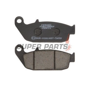 Τακάκια φρένων -FERODO- FDB2286EF, TVS Apache RTR 160 Hyped Edge/180 2009-2022