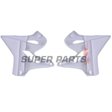 Μπροστινά πλαϊνά πλαστικά -POLISPORT- λευκά, YAMAHA YZ 125/250 2015-2021