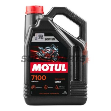 Λάδι κινητήρα -MOTUL- 7100, 20W50, πλήρως συνθετικό + εστέρας, 4L
