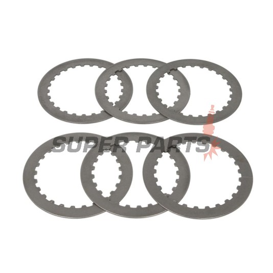 Σετ ατσάλινων δίσκων συμπλέκτη -TRW- MES343-6, Honda CB/CBR 600-650 (2000-2017)