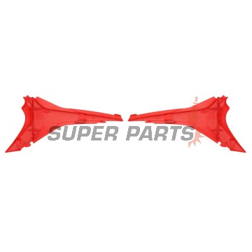 Κάλυμμα/πλαστικό φίλτρου αέρα -POLISPORT- κόκκινο, HONDA CRF 250 2010-2013
