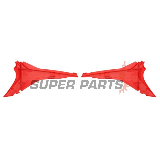 Κάλυμμα/πλαστικό φίλτρου αέρα -POLISPORT- κόκκινο, HONDA CRF 250 2010-2013