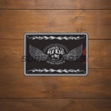 Πινακίδα γκαράζ -OXFORD- Born to Ride, 200x300mm
