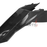 Πίσω φτερό/ουρά + πλαϊνά πλαστικά -POLISPORT- μαύρα, GAS GAS EC 125-450 2010-2011