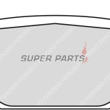 Τακάκια φρένων -FERODO- FDB2212EF, Honda NSS Forza 125 - 2015-2022