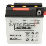 Μπαταρία -4 RIDE- 6N11A-1B 4RIDE, 11Ah 6V