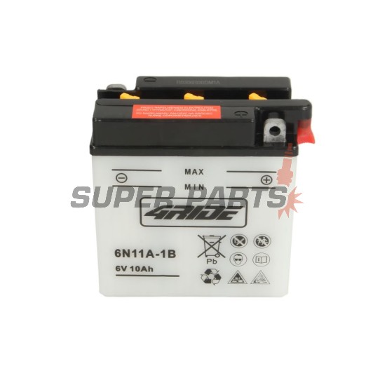 Μπαταρία -4 RIDE- 6N11A-1B 4RIDE, 11Ah 6V