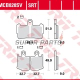 Τακάκια φρένων -TRW- MCB828SV, Honda VFR1200F ABS/DCT V4 (2010-2013)