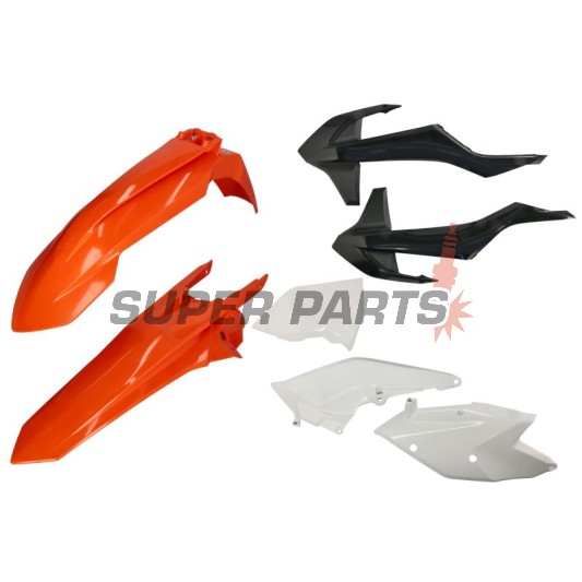 Σετ πλαστικών -POLISPORT- KTM EXC, EXC-F 125-500 2017-2019