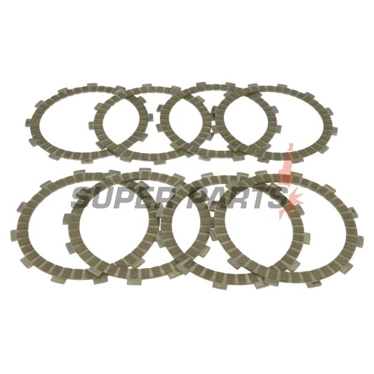 Σετ δίσκων συμπλέκτη -TRW- MCC230-8, Kawasaki VN 1500-1600 (1988-2008), Suzuki VZ Marauder 1600 (2004-2005)