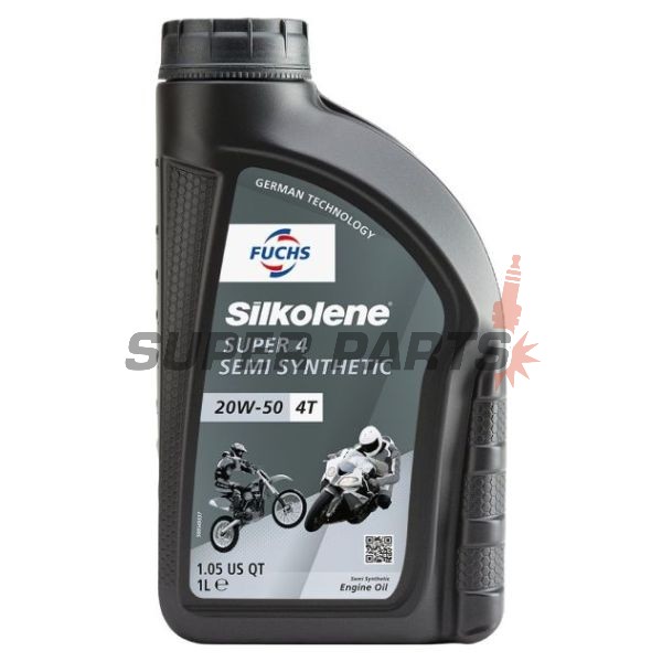 Λάδι κινητήρα -SILKOLENE- 20W50, ημισυνθετικό, 1L