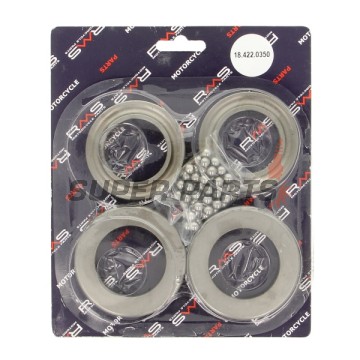 Σετ ρουλεμάν μπροστινού συστήματος -RMS- Aprilia Atlantic 500 2001-2004, Aprilia Leonardo 125 1996-2002, Aprilia Leonardo 150 1997-2002, Aprilia Leonardo 250 1999-2004, Aprilia Scarabeo 125 1999-2006, Aprilia Sportcity 200 2004, 2006