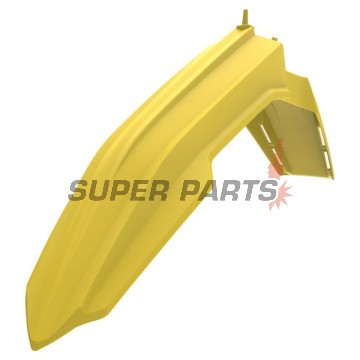 Μπροστινό φτερό Supermoto -POLISPORT- κίτρινο, SUZUKI RM-Z 250/450 2019-2023
