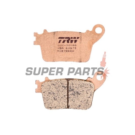 Τακάκια φρένων -TRW- MCB784SH, Honda CB600F Hornet, CBR600RR/1000RR Fireblade; Kawasaki Ninja ZX-6R 636, ZX-10R; Suzuki GSX-R 600/750/1000; Yamaha YZF-R1/R6 (2006-2020)
