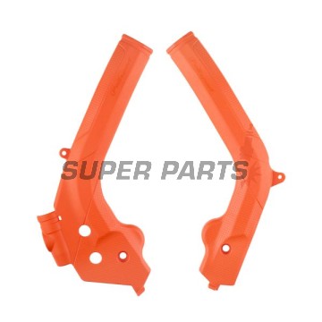 Προστατευτικά πλαισίου -POLISPORT- πορτοκαλί, KTM EXC, SX, SX-F, XC-W 50-500 2016-2019